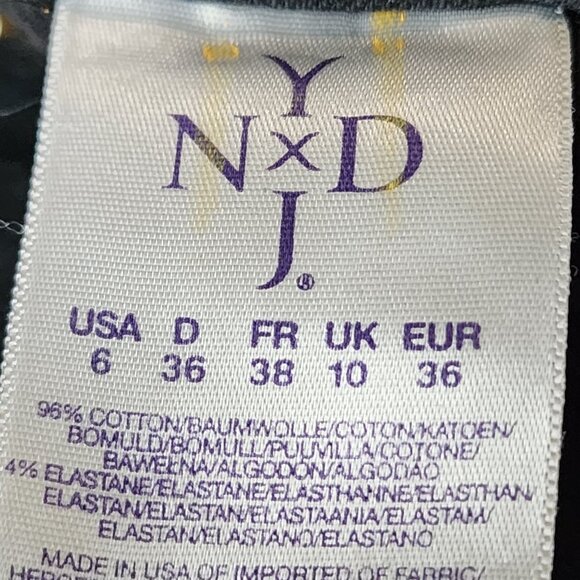 NYDJ Womens Legging Jeans Size 6 Black Denim Excellent condition - Picture 3 of 6